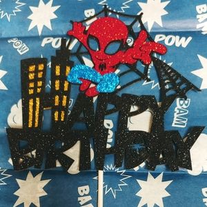 Spidey cake topper